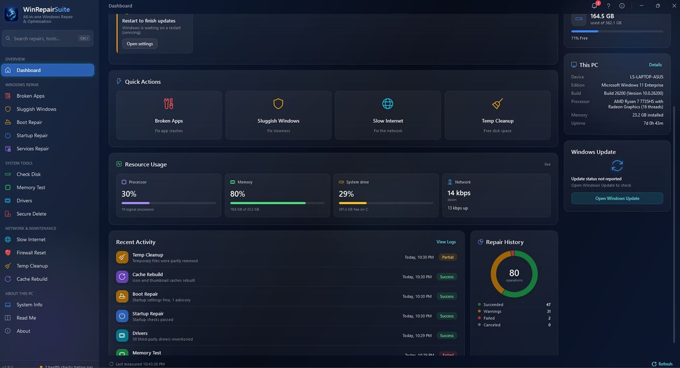 WinRepairSuite crack